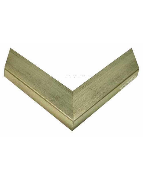Κορνίζα ξύλινη 4,8 εκ. λοξή πλακέ ασημόχρυση 922-21
